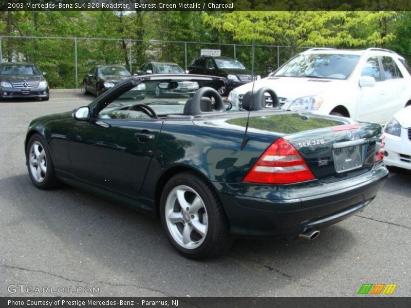 Everest Green Metallic / Charcoal 2003 Mercedes-Benz SLK 320 Roadster