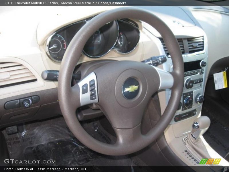 Mocha Steel Metallic / Cocoa/Cashmere 2010 Chevrolet Malibu LS Sedan