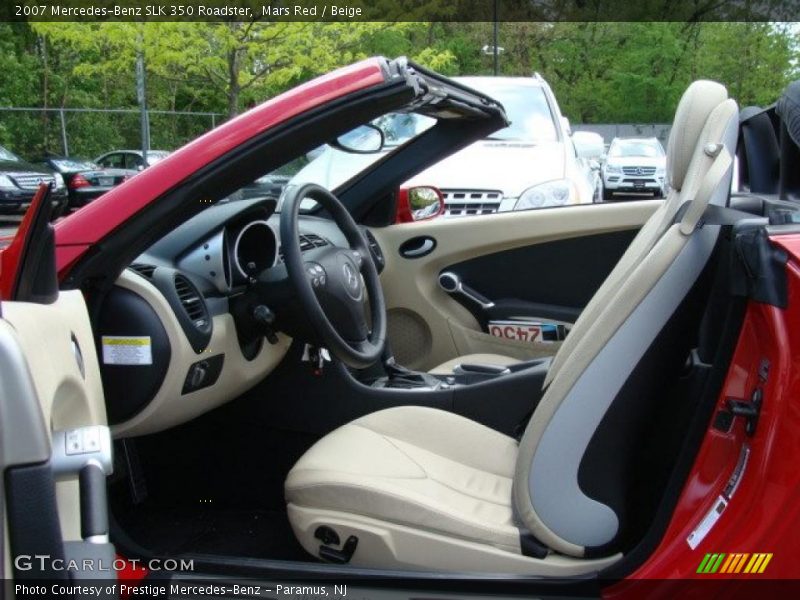 Mars Red / Beige 2007 Mercedes-Benz SLK 350 Roadster