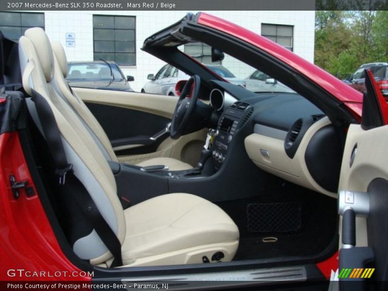 Mars Red / Beige 2007 Mercedes-Benz SLK 350 Roadster