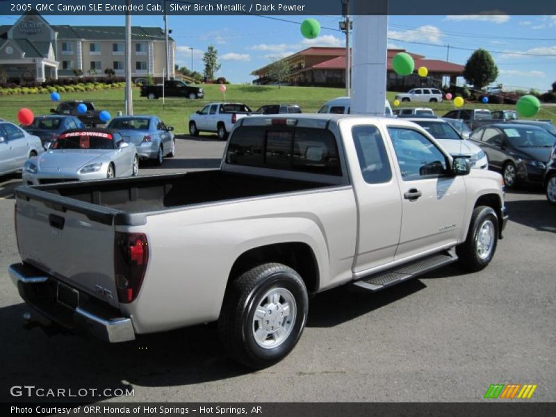 Silver Birch Metallic / Dark Pewter 2005 GMC Canyon SLE Extended Cab
