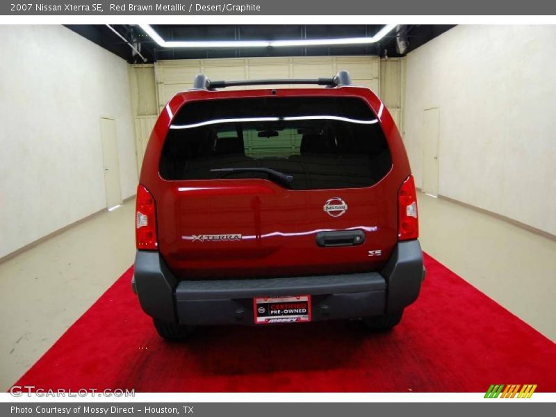 Red Brawn Metallic / Desert/Graphite 2007 Nissan Xterra SE