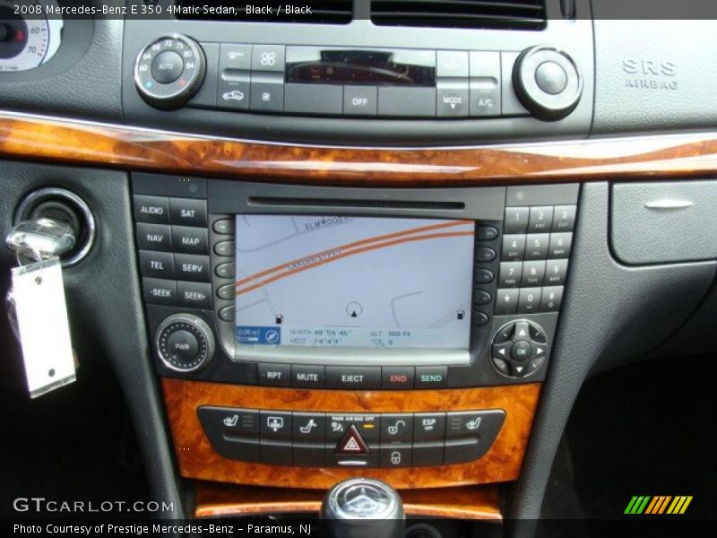 Black / Black 2008 Mercedes-Benz E 350 4Matic Sedan