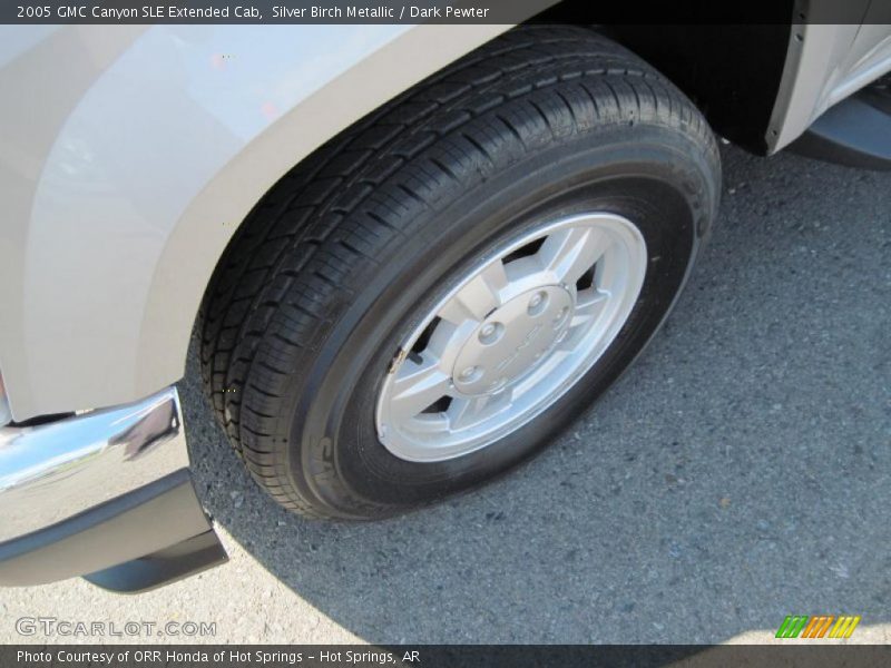 Silver Birch Metallic / Dark Pewter 2005 GMC Canyon SLE Extended Cab