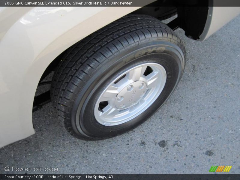 Silver Birch Metallic / Dark Pewter 2005 GMC Canyon SLE Extended Cab