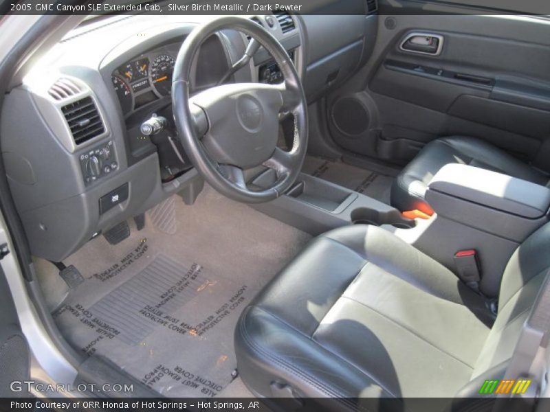 Silver Birch Metallic / Dark Pewter 2005 GMC Canyon SLE Extended Cab