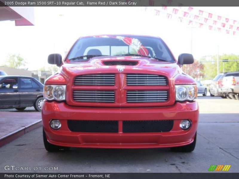 Flame Red / Dark Slate Gray 2005 Dodge Ram 1500 SRT-10 Regular Cab