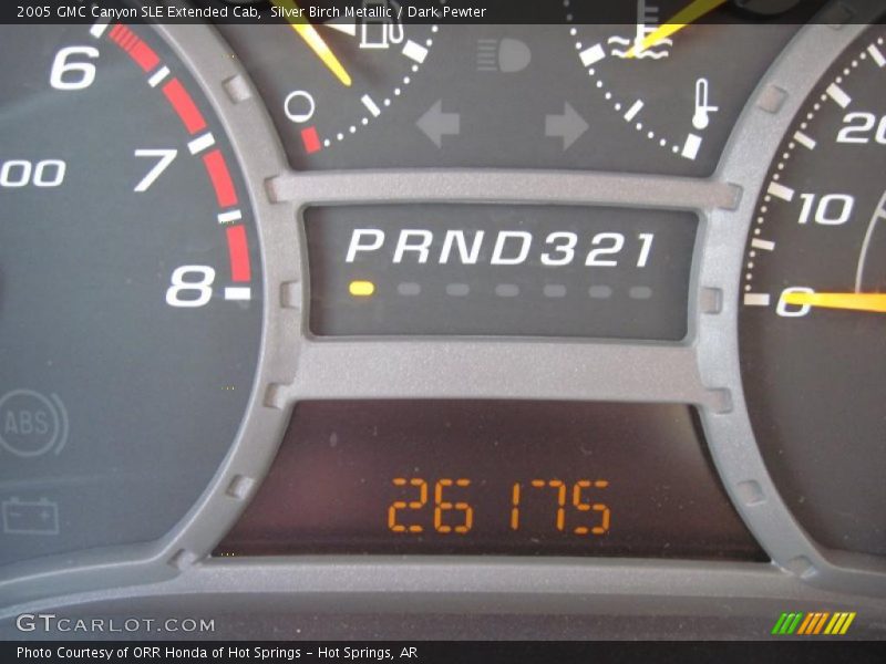 Silver Birch Metallic / Dark Pewter 2005 GMC Canyon SLE Extended Cab