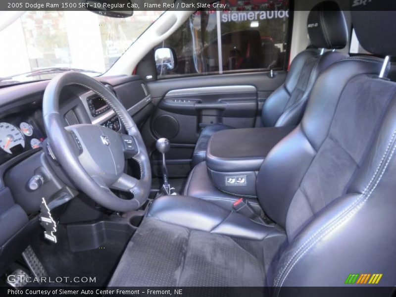 Flame Red / Dark Slate Gray 2005 Dodge Ram 1500 SRT-10 Regular Cab