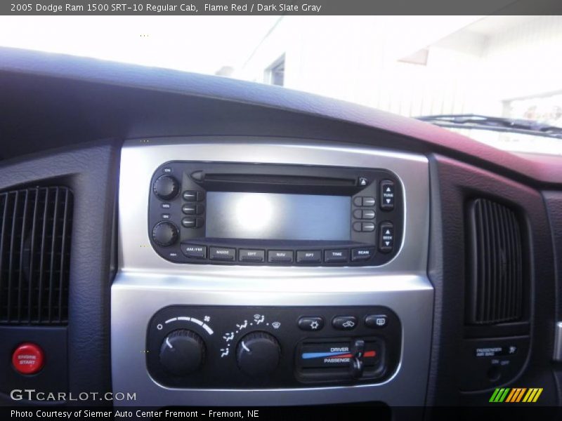 Flame Red / Dark Slate Gray 2005 Dodge Ram 1500 SRT-10 Regular Cab