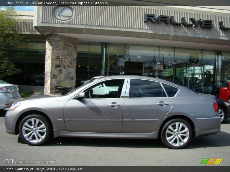 Platinum Graphite / Graphite 2008 Infiniti M 35x AWD Sedan