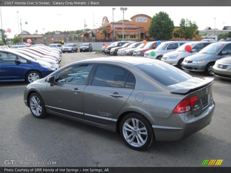 Galaxy Gray Metallic / Black 2007 Honda Civic Si Sedan