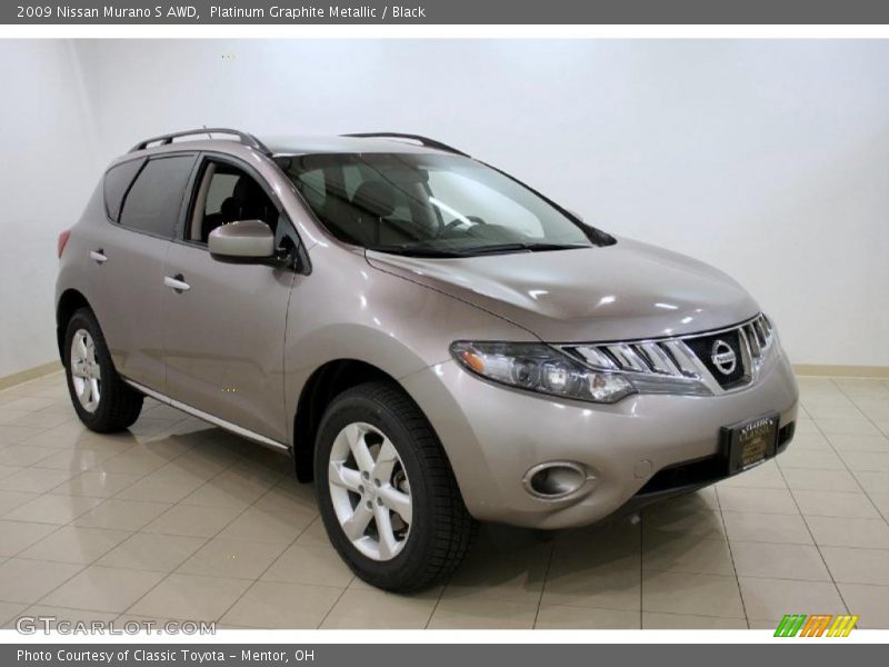 Platinum Graphite Metallic / Black 2009 Nissan Murano S AWD