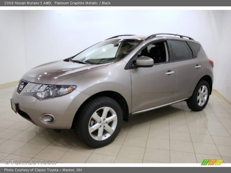 Platinum Graphite Metallic / Black 2009 Nissan Murano S AWD