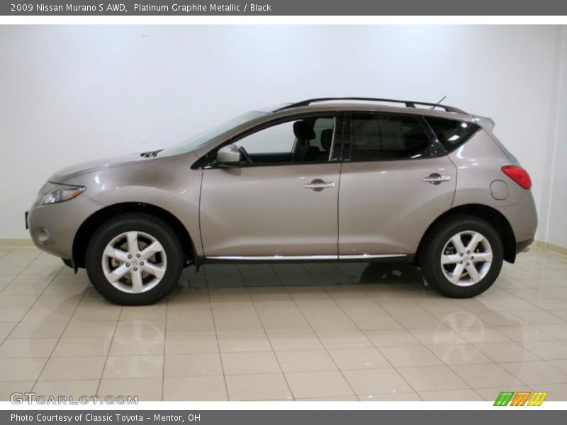 Platinum Graphite Metallic / Black 2009 Nissan Murano S AWD