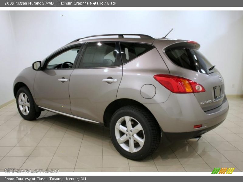 Platinum Graphite Metallic / Black 2009 Nissan Murano S AWD
