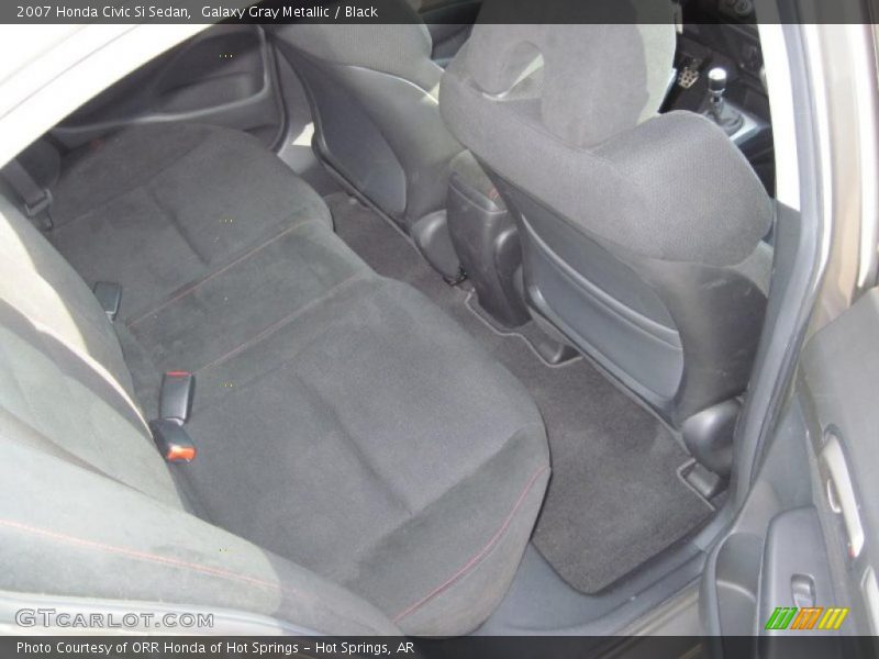 Galaxy Gray Metallic / Black 2007 Honda Civic Si Sedan