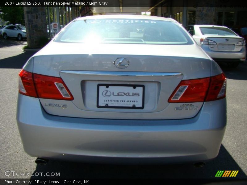 Tungsten Silver Metallic / Light Gray 2007 Lexus ES 350
