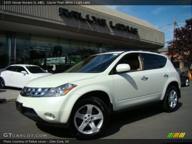 Glacier Pearl White / Cafe Latte 2005 Nissan Murano SL AWD