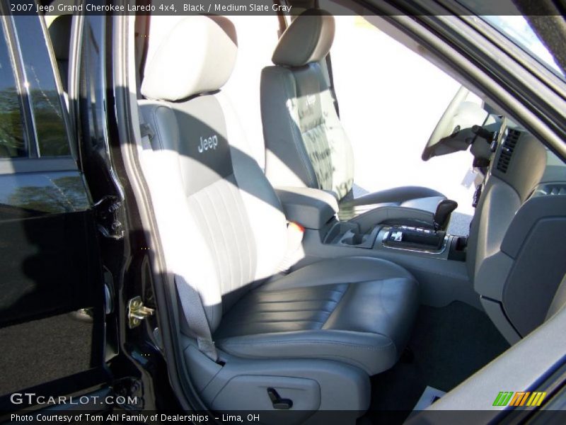 Black / Medium Slate Gray 2007 Jeep Grand Cherokee Laredo 4x4