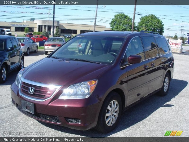 Dark Cherry Pearl / Ivory 2008 Honda Odyssey EX-L