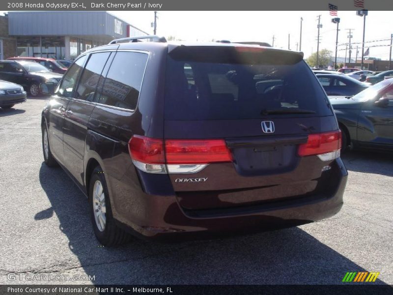 Dark Cherry Pearl / Ivory 2008 Honda Odyssey EX-L
