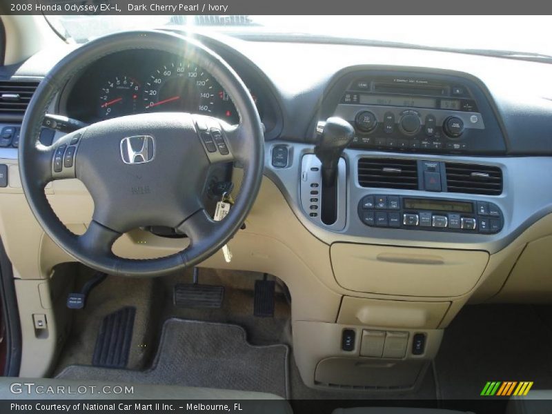 Dark Cherry Pearl / Ivory 2008 Honda Odyssey EX-L