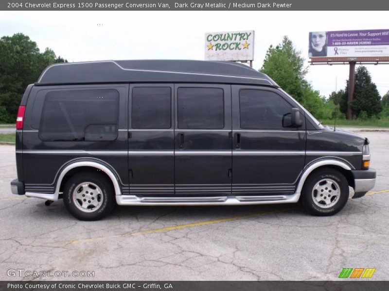 Dark Gray Metallic / Medium Dark Pewter 2004 Chevrolet Express 1500 Passenger Conversion Van