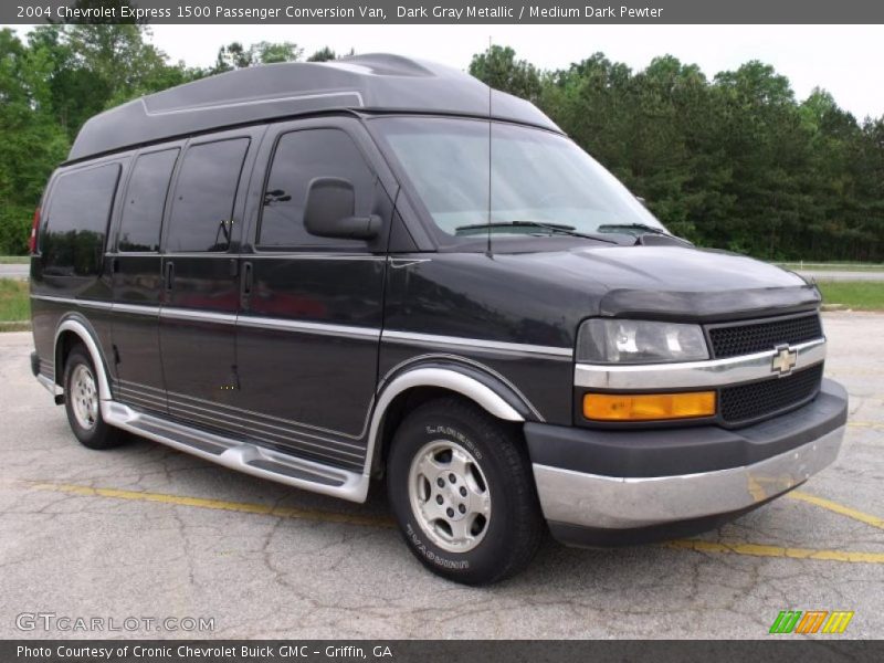 Dark Gray Metallic / Medium Dark Pewter 2004 Chevrolet Express 1500 Passenger Conversion Van