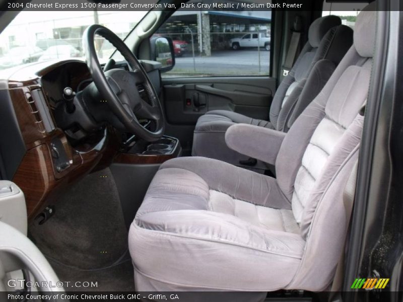 Dark Gray Metallic / Medium Dark Pewter 2004 Chevrolet Express 1500 Passenger Conversion Van