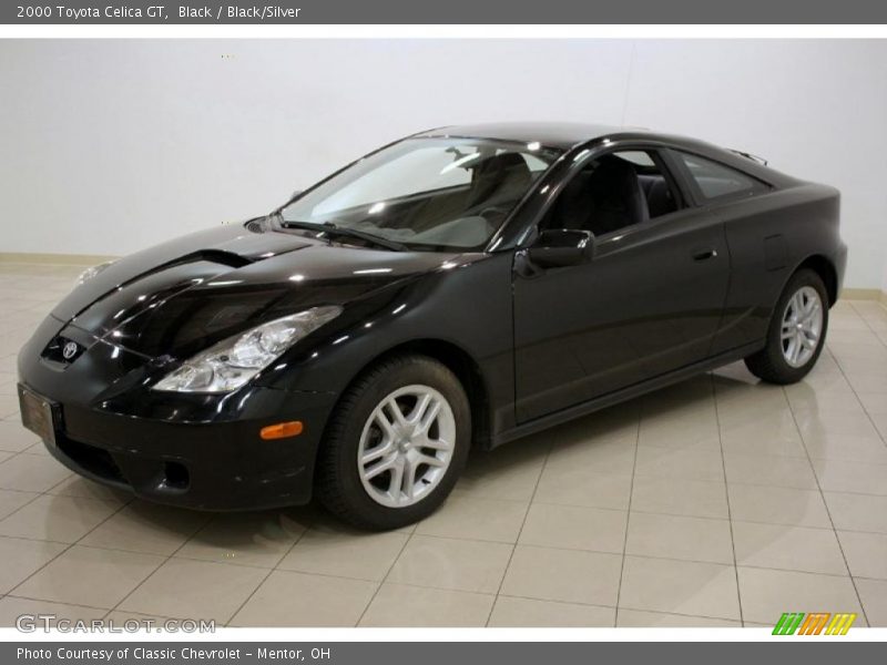 Black / Black/Silver 2000 Toyota Celica GT