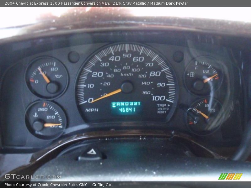 Dark Gray Metallic / Medium Dark Pewter 2004 Chevrolet Express 1500 Passenger Conversion Van