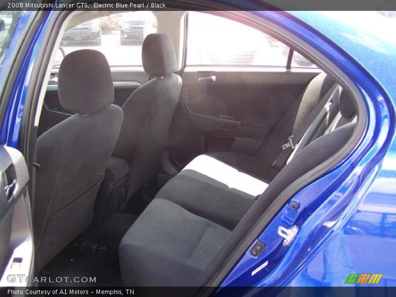 Electric Blue Pearl / Black 2008 Mitsubishi Lancer GTS
