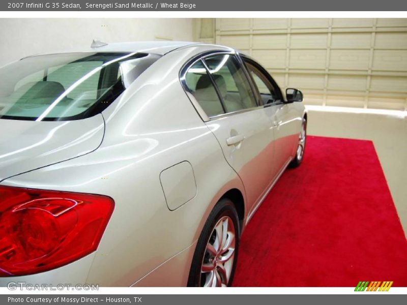 Serengeti Sand Metallic / Wheat Beige 2007 Infiniti G 35 Sedan