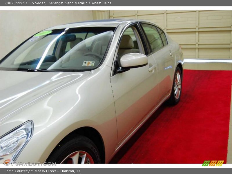 Serengeti Sand Metallic / Wheat Beige 2007 Infiniti G 35 Sedan