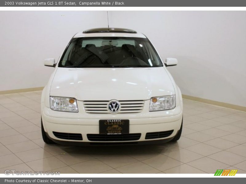 Campanella White / Black 2003 Volkswagen Jetta GLS 1.8T Sedan