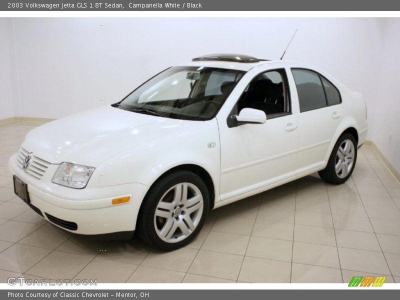 Campanella White / Black 2003 Volkswagen Jetta GLS 1.8T Sedan