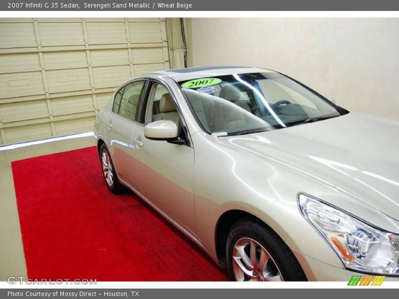 Serengeti Sand Metallic / Wheat Beige 2007 Infiniti G 35 Sedan