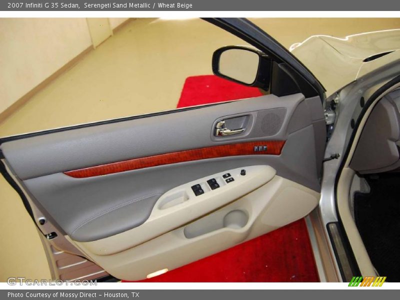Serengeti Sand Metallic / Wheat Beige 2007 Infiniti G 35 Sedan