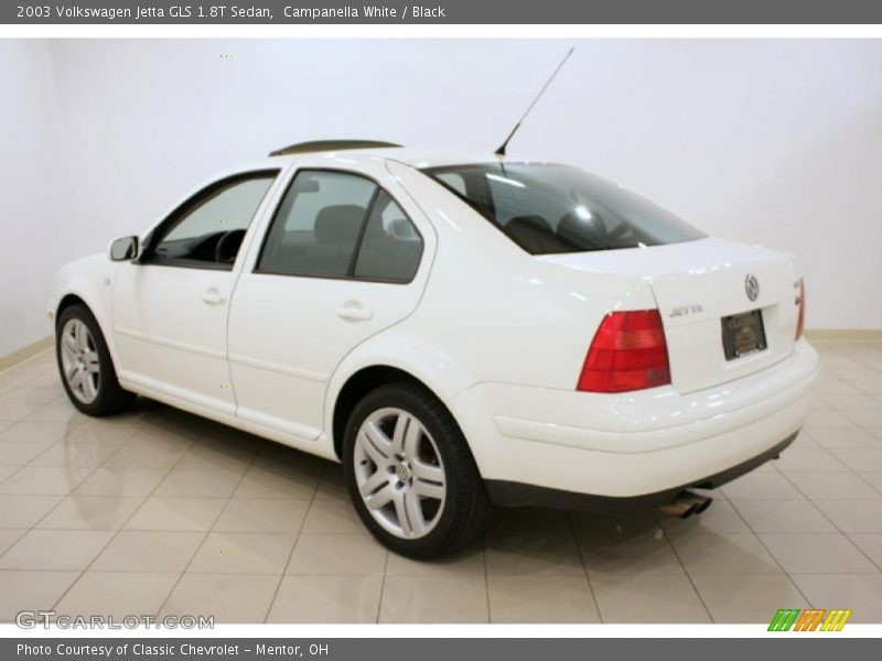 Campanella White / Black 2003 Volkswagen Jetta GLS 1.8T Sedan