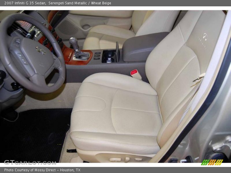 Serengeti Sand Metallic / Wheat Beige 2007 Infiniti G 35 Sedan