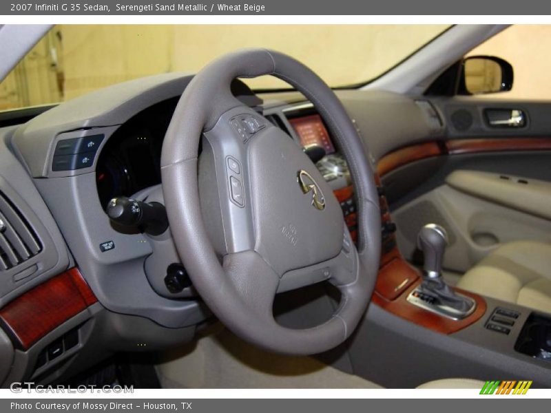 Serengeti Sand Metallic / Wheat Beige 2007 Infiniti G 35 Sedan