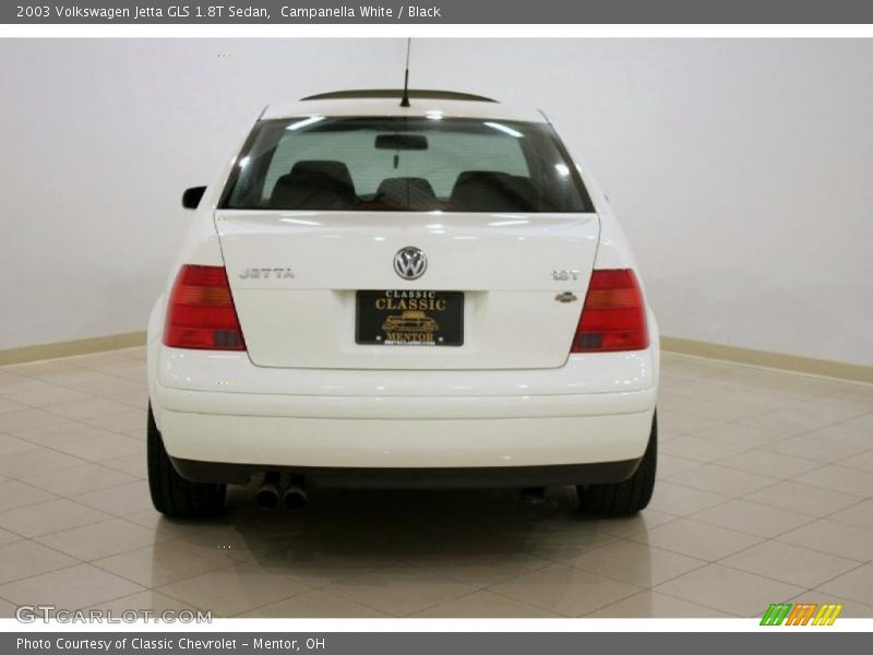 Campanella White / Black 2003 Volkswagen Jetta GLS 1.8T Sedan