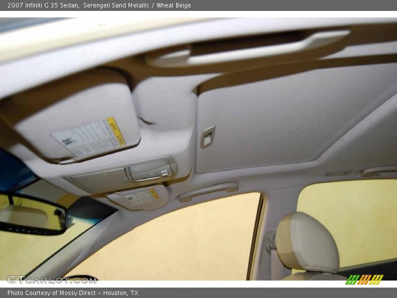 Serengeti Sand Metallic / Wheat Beige 2007 Infiniti G 35 Sedan