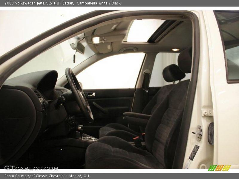 Campanella White / Black 2003 Volkswagen Jetta GLS 1.8T Sedan