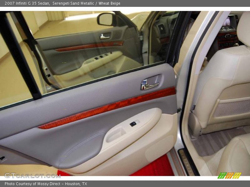 Serengeti Sand Metallic / Wheat Beige 2007 Infiniti G 35 Sedan