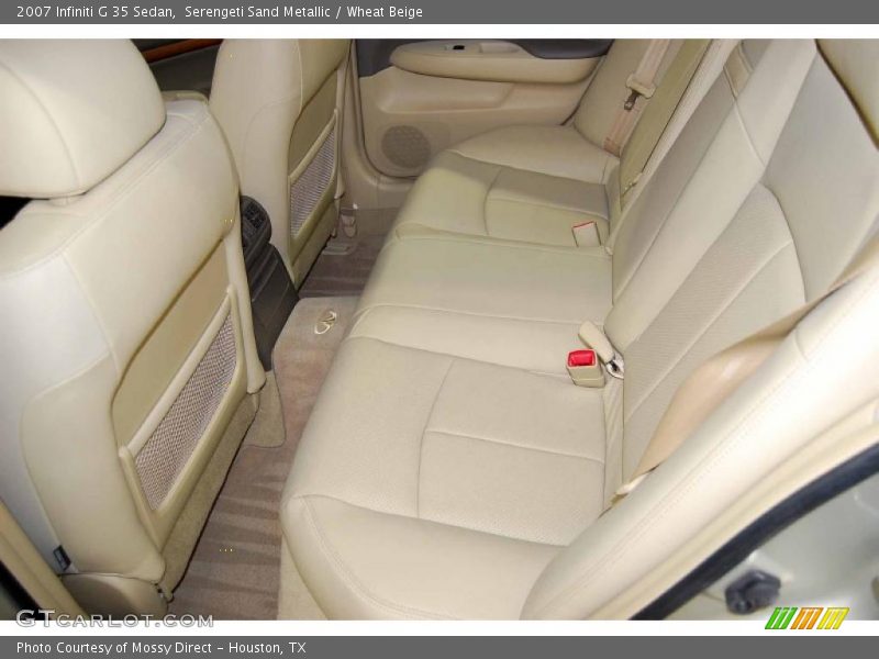 Serengeti Sand Metallic / Wheat Beige 2007 Infiniti G 35 Sedan