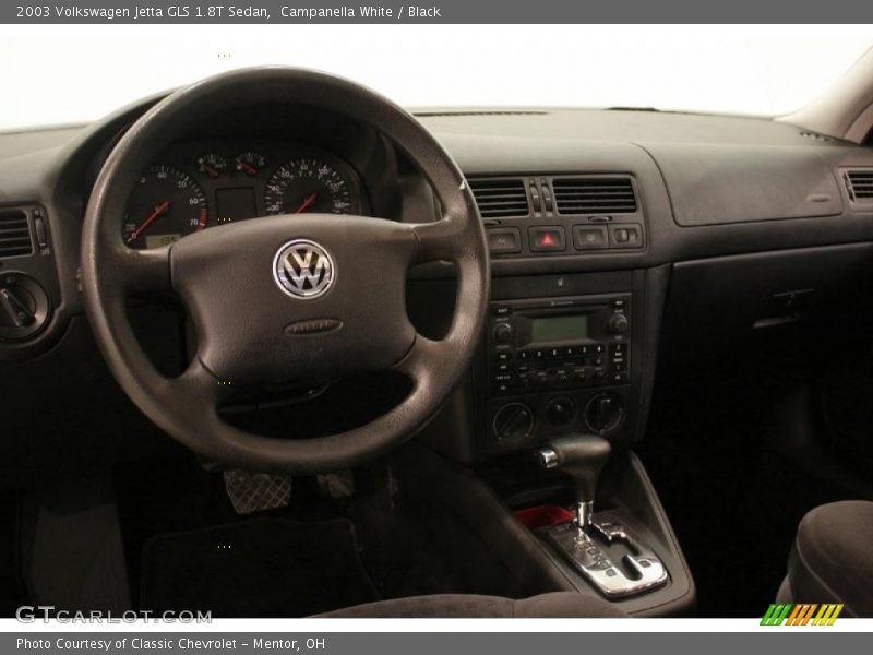 Campanella White / Black 2003 Volkswagen Jetta GLS 1.8T Sedan
