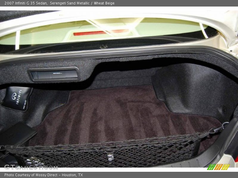 Serengeti Sand Metallic / Wheat Beige 2007 Infiniti G 35 Sedan