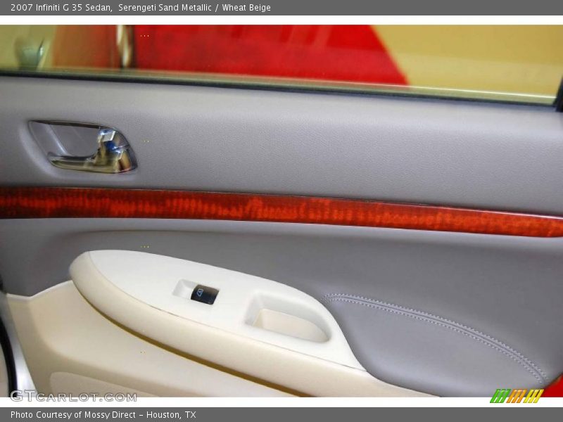Serengeti Sand Metallic / Wheat Beige 2007 Infiniti G 35 Sedan